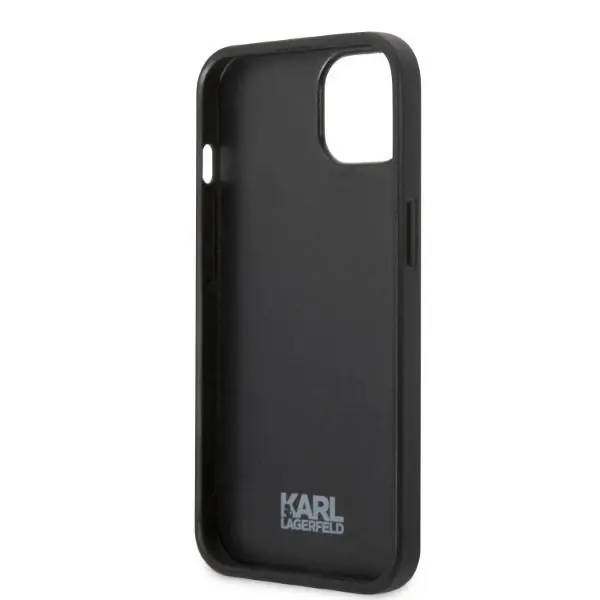 Etui Karl Lagerfeld Monogram Ikonik Patch KLHCP13LPMNIKBK do iPhone 13 Pro / 13