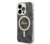 Zestaw Guess GUBPP14LH4EACSK ładowarka indukcyjna + etui 4G Print MagSafe do iPhone 14 Pro