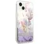 Etui Guess Flower Liquid Glitter GUHCP14SLFLSU do iPhone 14