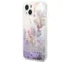 Etui Guess Flower Liquid Glitter GUHCP14SLFLSU do iPhone 14