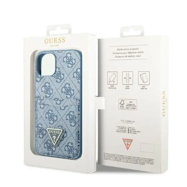 Etui Guess 4G Triangle Logo Cardslot GUHCP13SP4TPB do iPhone 13 mini