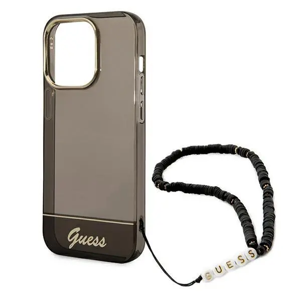 Etui Guess Translucent Pearl Strap GUHCP14XHGCOHK do iPhone 14 Pro Max