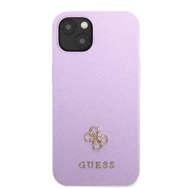 Etui Guess Saffiano 4G Small Metal Logo GUHCP13SPS4MU do iPhone 13 mini
