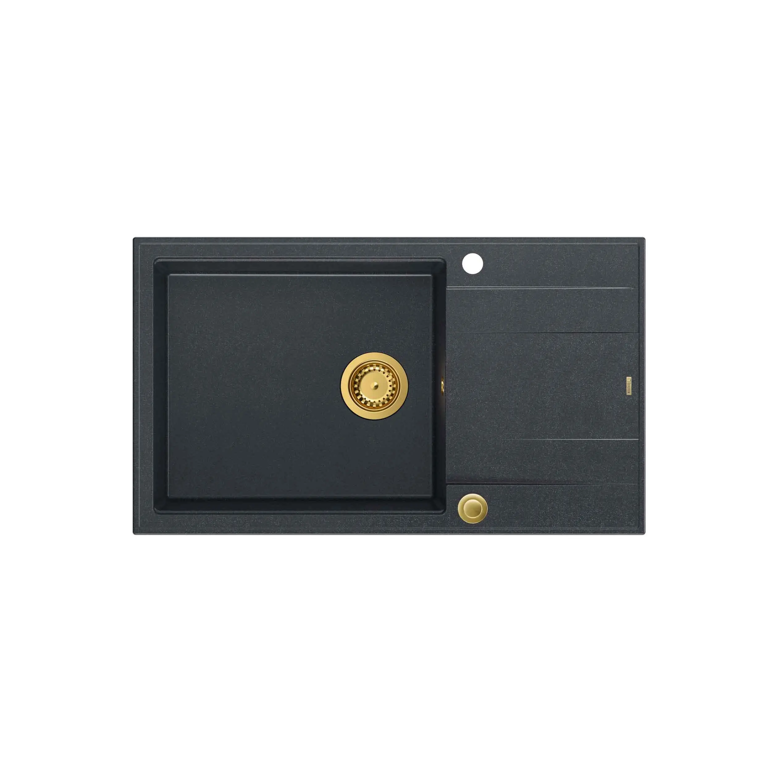 Quadron HCQE58650U8_PVDG1 P2O Evan 136 XL Granitowy Czarny metalik/Złoty