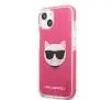 Etui Karl Lagerfeld Choupette Head KLHCP13STPECPI do iPhone 13 mini