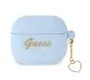 Etui na słuchawki Guess Silicone Charm Heart Collection do AirPods 3 Niebieski