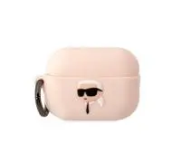 Karl Lagerfeld Silicone Karl Head 3D KLAP2RUNIKP do AirPods Pro 2 Różowy