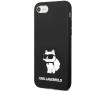Etui Karl Lagerfeld Silicone Choupette KLHCI8SNCHBCK do iPhone 7/8/SE 2020/SE 2022
