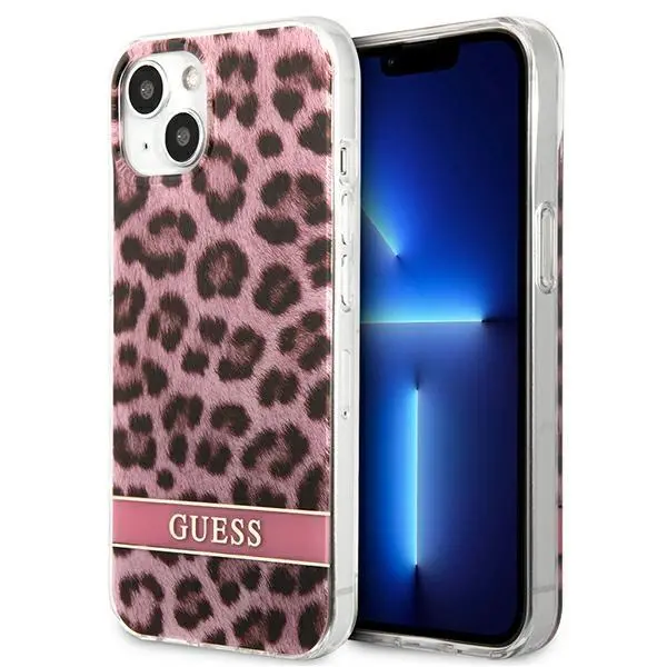 Etui Guess Leopard GUHCP13SHSLEOP do iPhone 13 mini