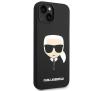 Etui Karl Lagerfeld Silicone Karl`s Head KLHCP14MSLKHBK do iPhone 14 Plus