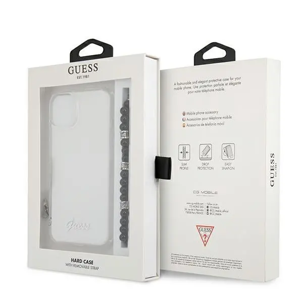 Etui Guess Black Pearl GUHCP13SKPSBK do iPhone 13 mini