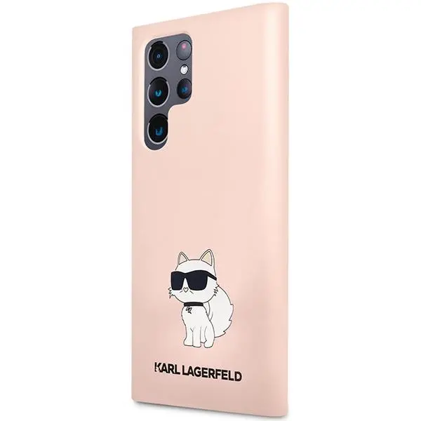 Etui Karl Lagerfeld Silicone Choupette KLHCS23LSNCHBCP do Samsung Galaxy S23 Ultra