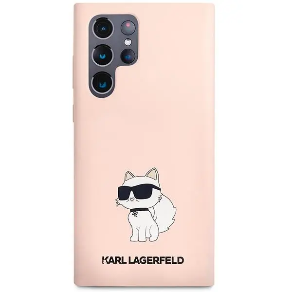 Etui Karl Lagerfeld Silicone Choupette KLHCS23LSNCHBCP do Samsung Galaxy S23 Ultra