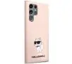 Etui Karl Lagerfeld Silicone Choupette KLHCS23LSNCHBCP do Samsung Galaxy S23 Ultra