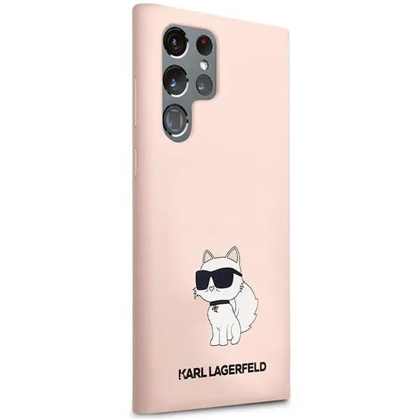 Etui Karl Lagerfeld Silicone Choupette KLHCS23LSNCHBCP do Samsung Galaxy S23 Ultra