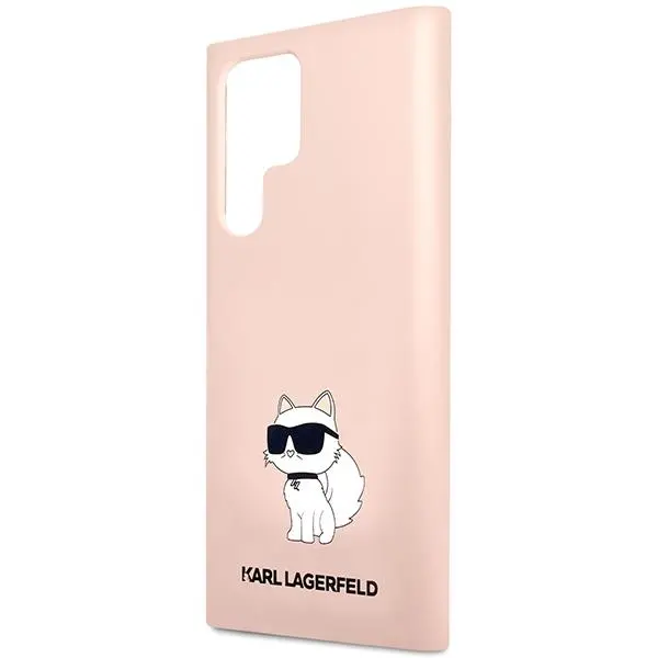 Etui Karl Lagerfeld Silicone Choupette KLHCS23LSNCHBCP do Samsung Galaxy S23 Ultra