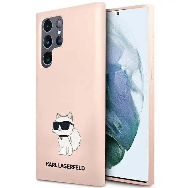 Etui Karl Lagerfeld Silicone Choupette KLHCS23LSNCHBCP do Samsung Galaxy S23 Ultra
