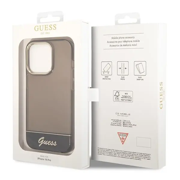 Etui Guess Translucent GUHCP14XHGCOK do iPhone 14 Pro Max