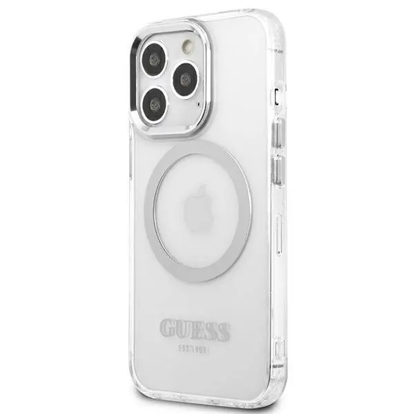 Etui Guess Metal Outline Magsafe GUHMP13LHTRMS do iPhone 13 Pro / 13