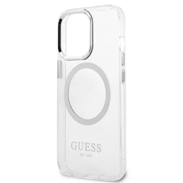 Etui Guess Metal Outline Magsafe GUHMP13LHTRMS do iPhone 13 Pro / 13