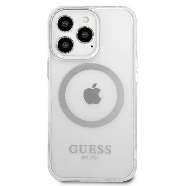 Etui Guess Metal Outline Magsafe GUHMP13LHTRMS do iPhone 13 Pro / 13