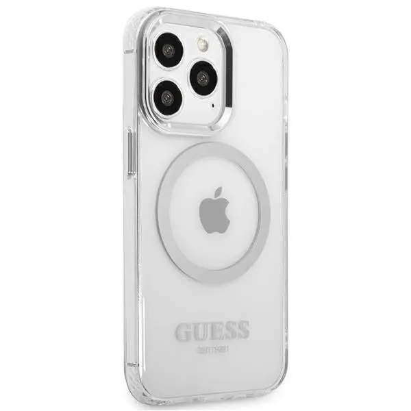 Etui Guess Metal Outline Magsafe GUHMP13LHTRMS do iPhone 13 Pro / 13