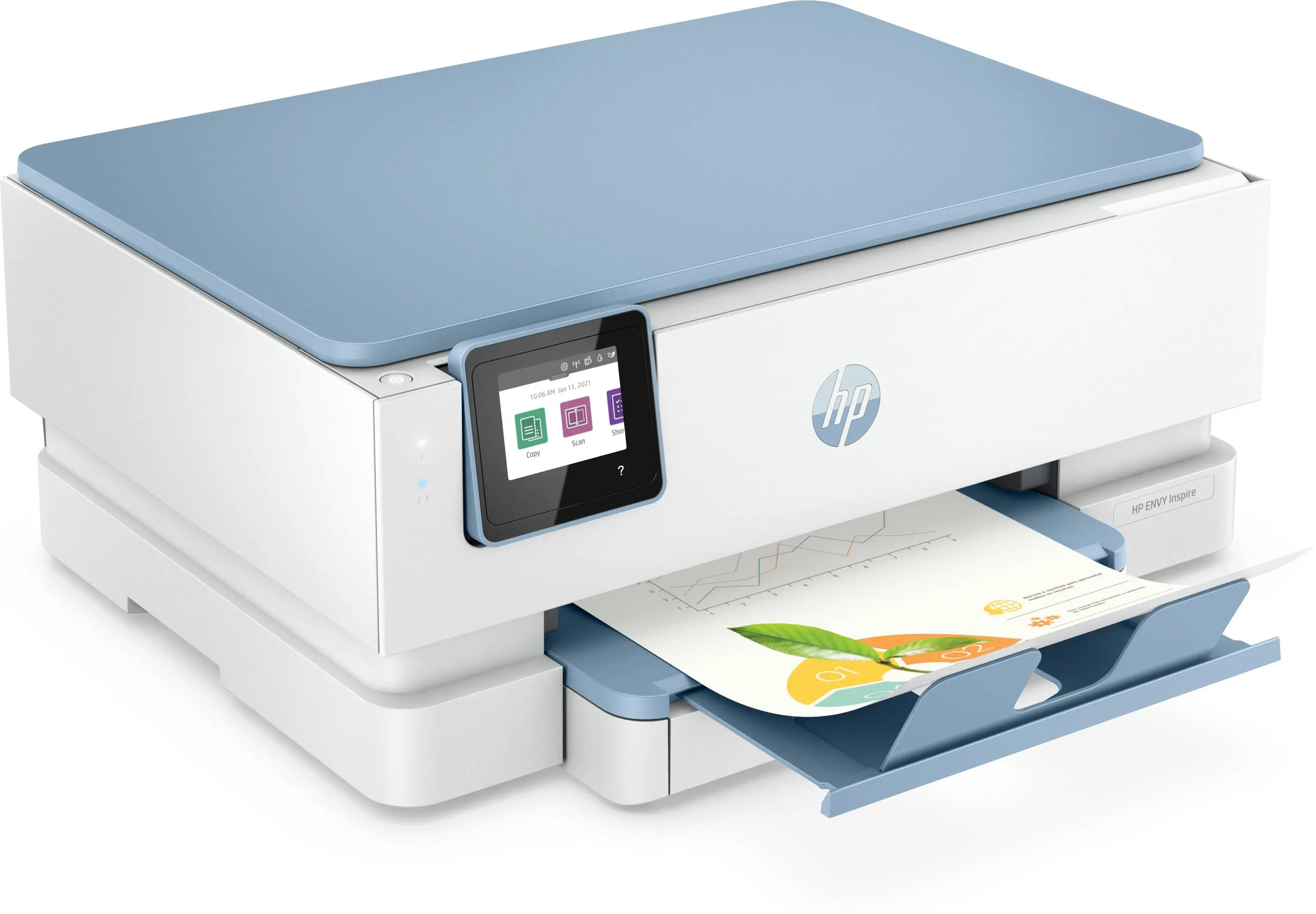 Urządzenie wielofunkcyjne HP ENVY Inspire 7221e Instant Ink Wi-Fi Biało-niebieski