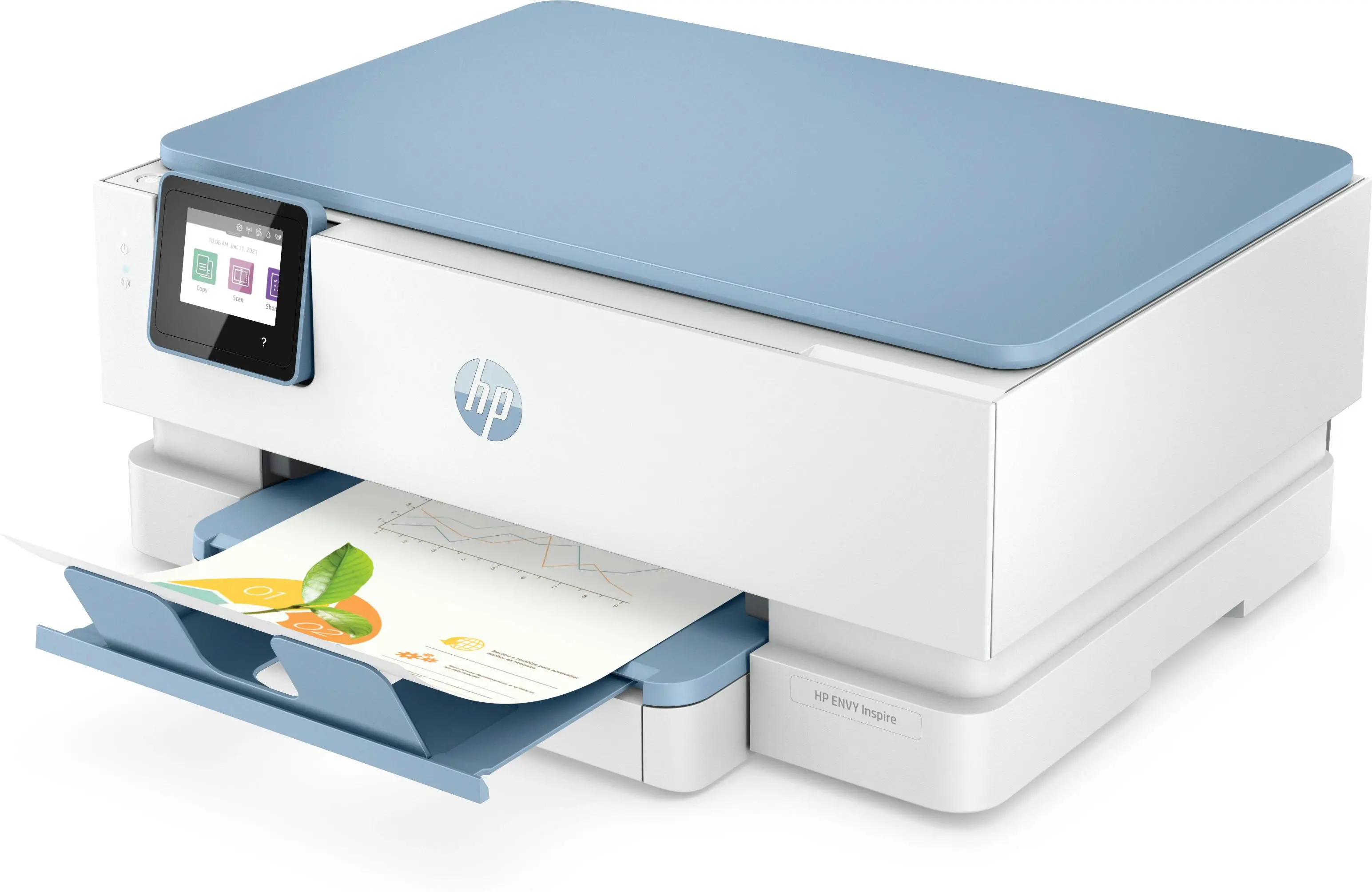 Urządzenie wielofunkcyjne HP ENVY Inspire 7221e Instant Ink Wi-Fi Biało-niebieski