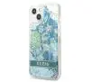 Etui Guess Flower Liquid Glitter GUHCP13SLFLSN do iPhone 13 mini