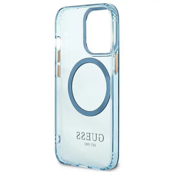 Etui Guess Gold Outline Translucent MagSafe GUHMP13XHTCMB do iPhone 13 Pro Max