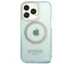 Etui Guess Gold Outline Translucent MagSafe GUHMP13XHTCMB do iPhone 13 Pro Max
