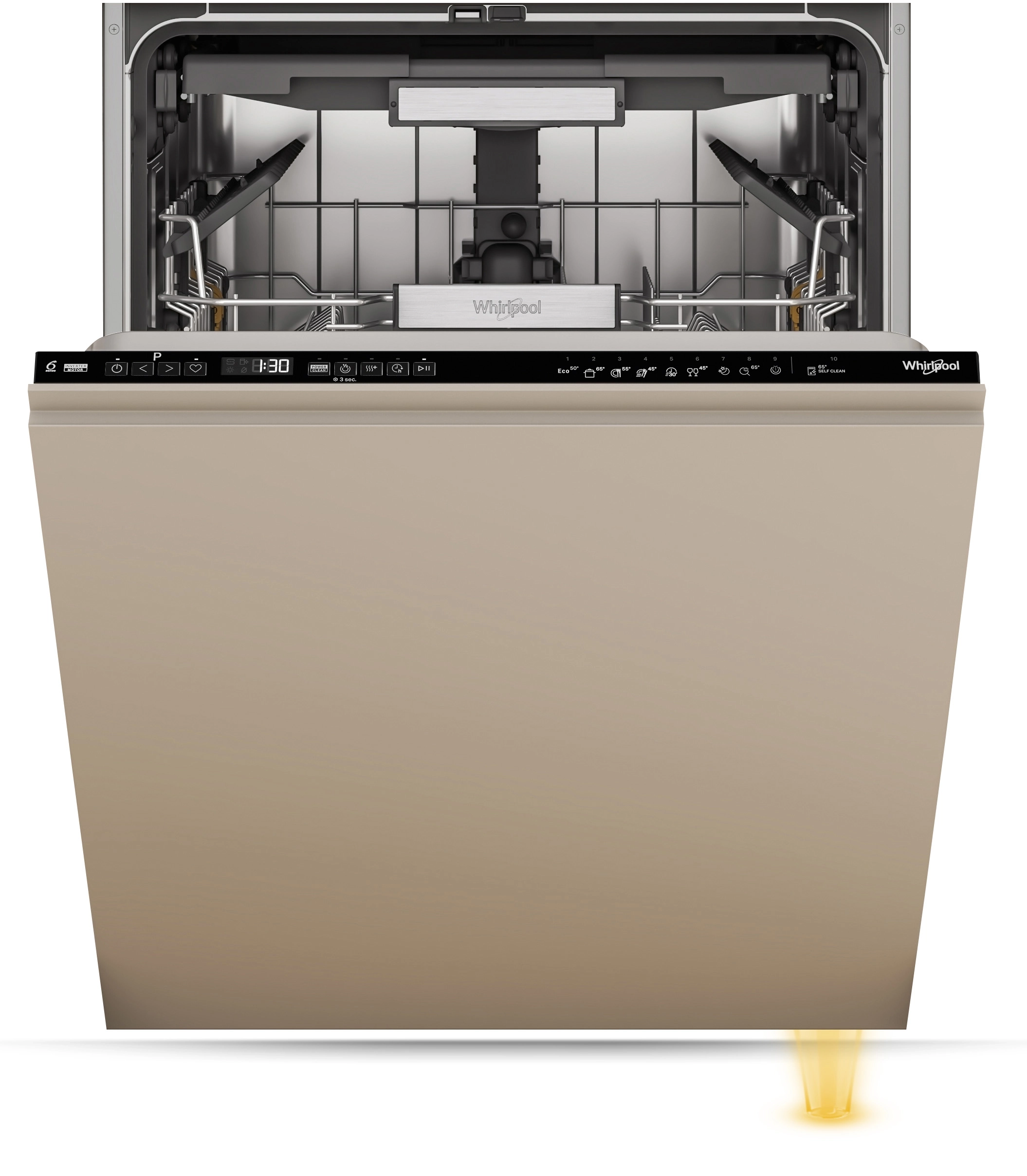 Zmywarka Whirlpool W7I HP40 L MaxiSpace 60cm Automatyczne otwieranie drzwi Szuflada na sztućce