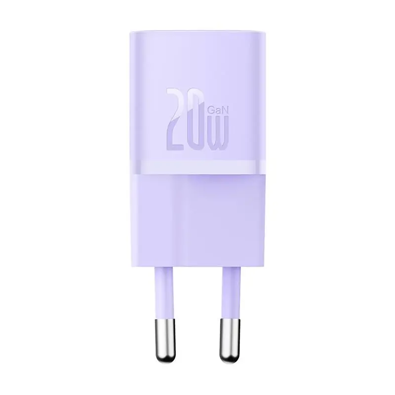 Ładowarka sieciowa Baseus GaN5 mini 20W Fioletowy