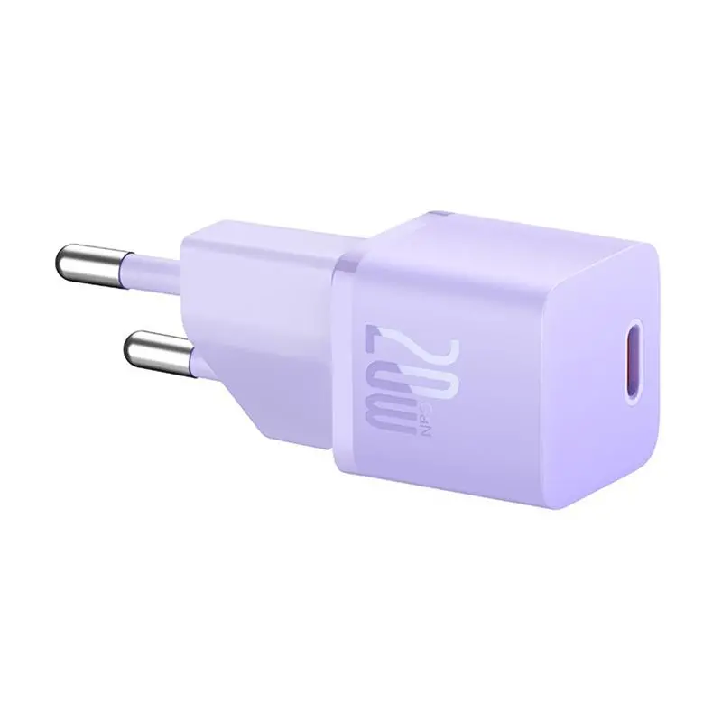 Ładowarka sieciowa Baseus GaN5 mini 20W Fioletowy