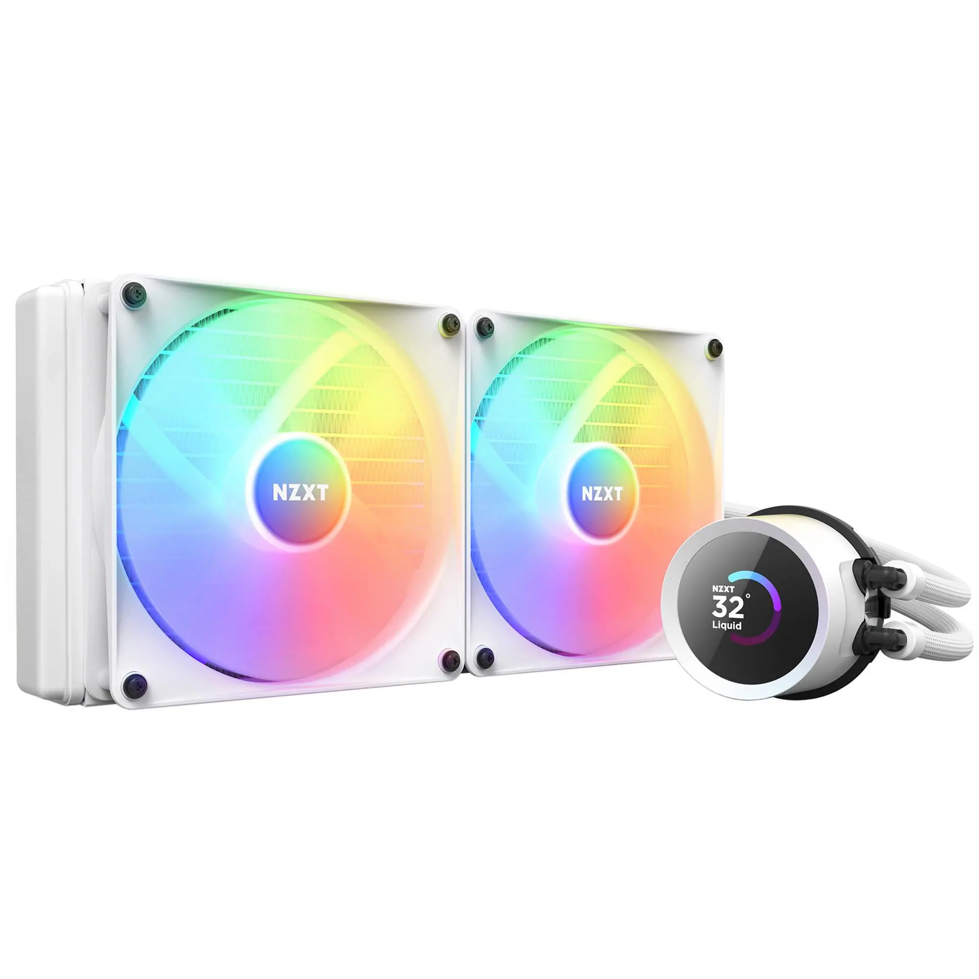 Chłodzenie NZXT Kraken 280 RGB LCD Biały