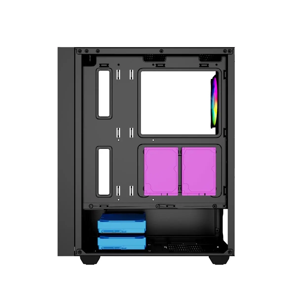 Obudowa Gembird Fornax 4000 ARGB Czarny