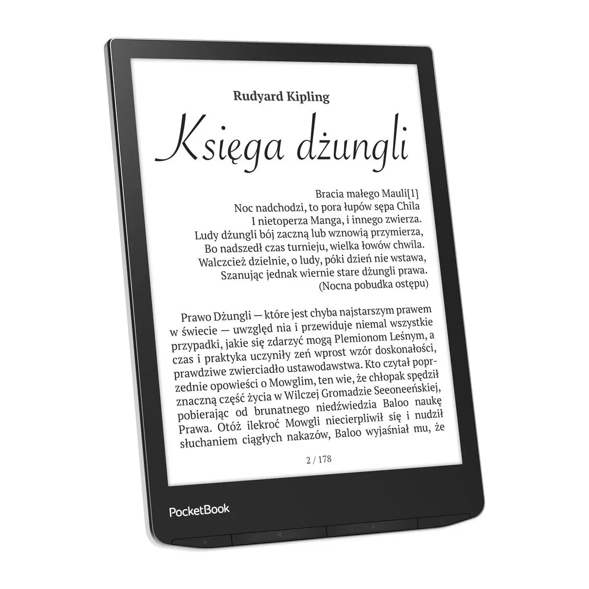 Czytnik E-booków Pocketbook InkPad 4 7,8" 32GB WiFi Srebrny