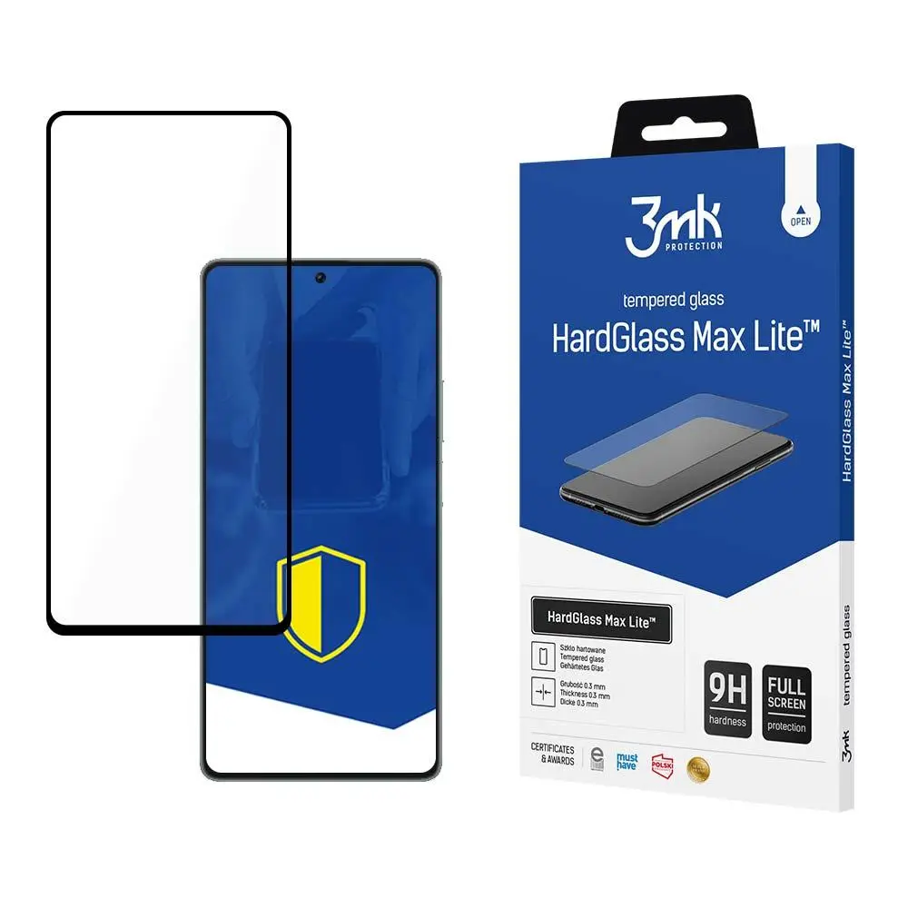 Szkło hartowane 3mk HardGlass Max Lite do POCO F5 Pro