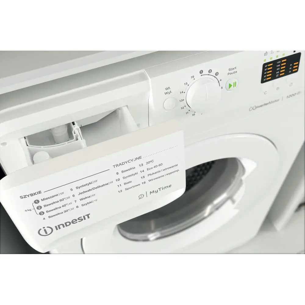 Pralka Indesit MTWSA 61294 W PL Slim 6kg 1200obr/min
