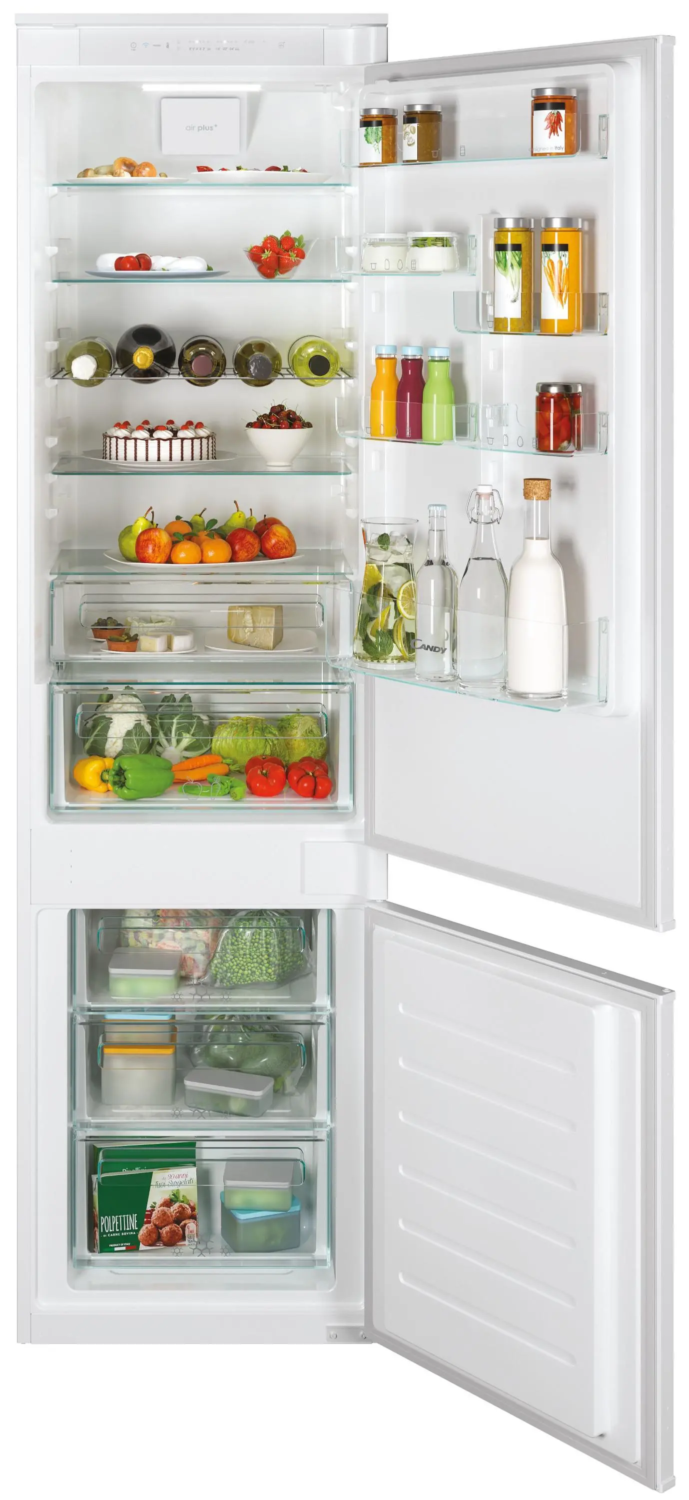 Lodówka Candy CBL5519EVW 193,5cm Zdalne sterowanie