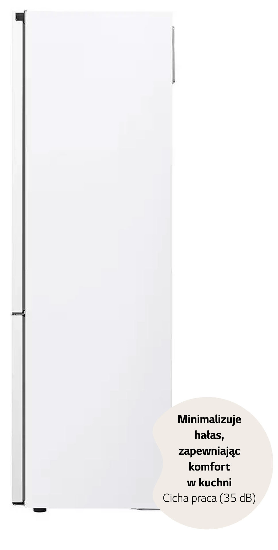 Lodówka LG GBV3200DSW Pełny No Frost 203cm Szuflada z kontrolą wilgotności Biały