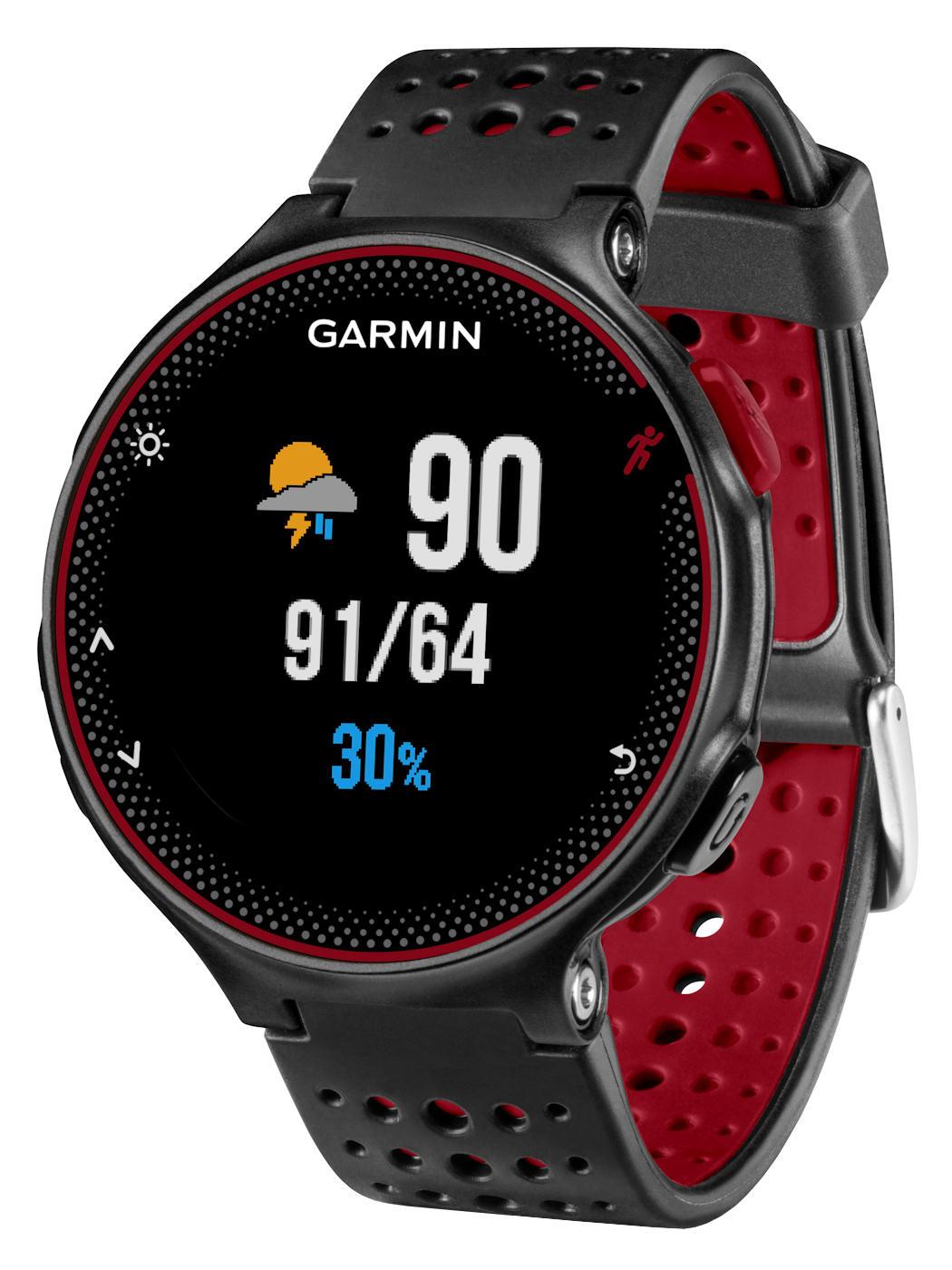 Zegarek sportowy Garmin Forerunner 235 HR (czarno-marsalowy)