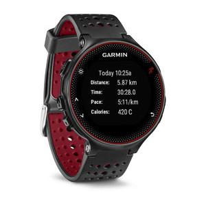 Zegarek sportowy Garmin Forerunner 235 HR (czarno-marsalowy)