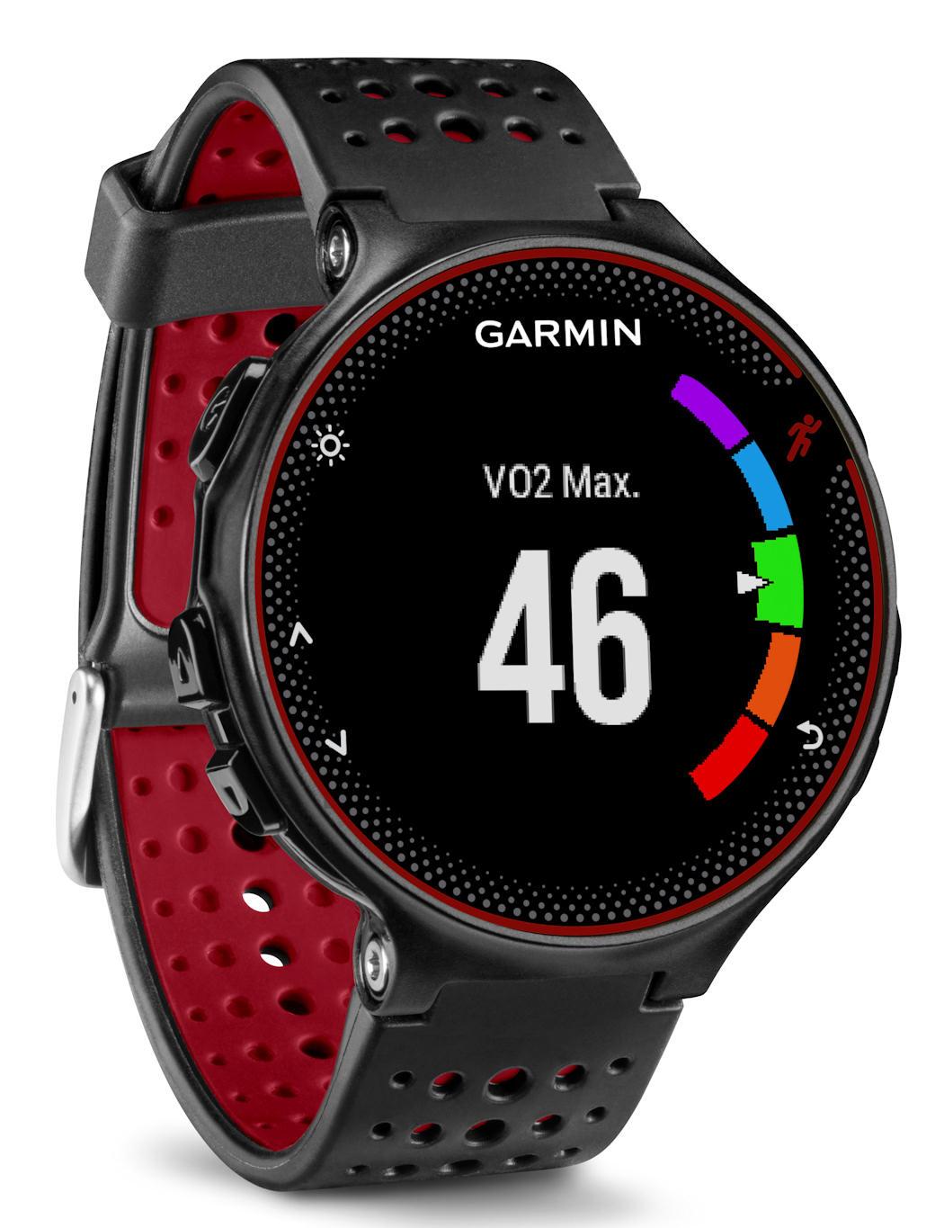 Zegarek sportowy Garmin Forerunner 235 HR (czarno-marsalowy)