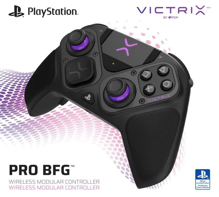 Pad Victrix PRO BFG do PS5, PS4, PC Bezprzewodowy/Przewodowy Czarny