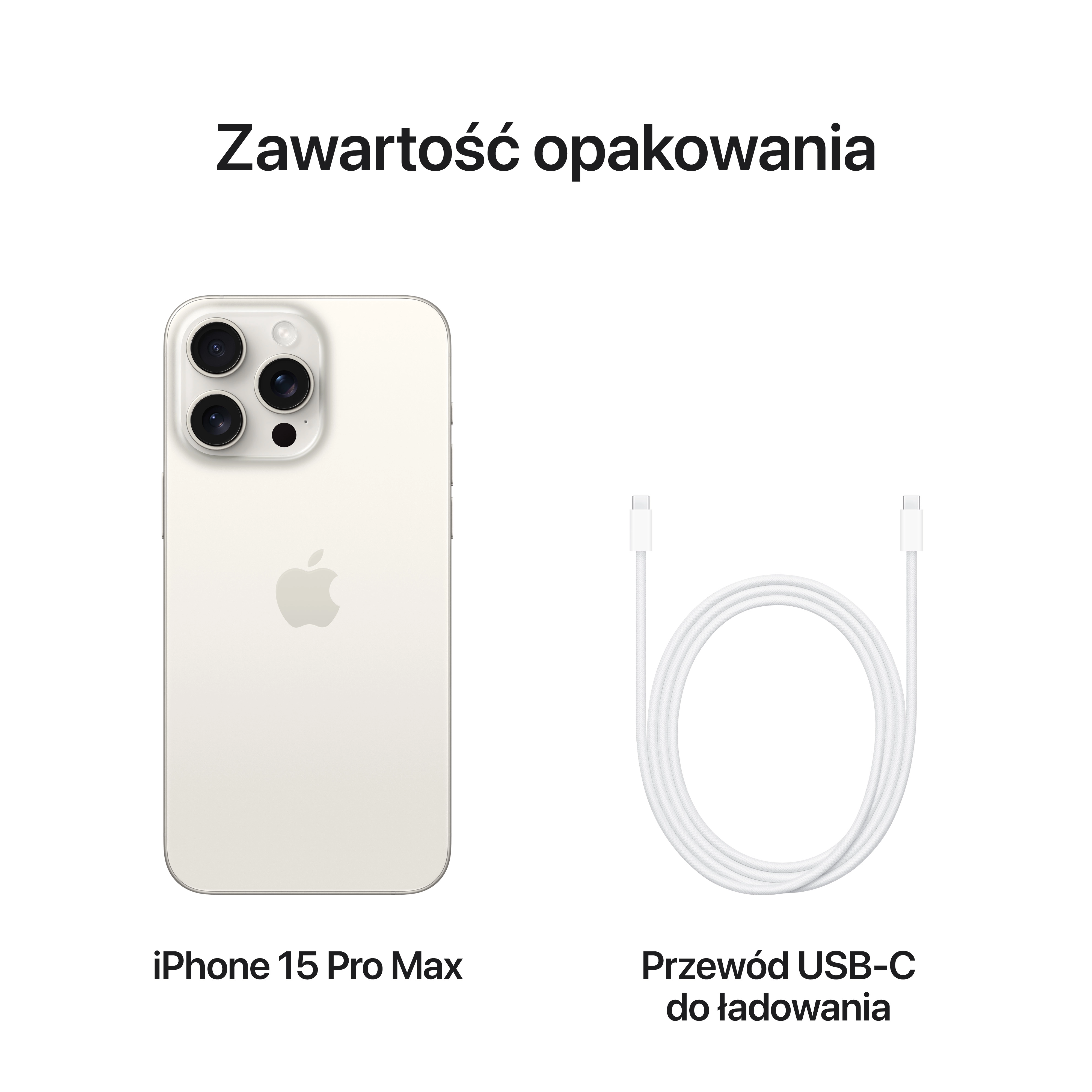 Apple iPhone 15 Pro Max 1TB 6,7" 48Mpix Tytan biały