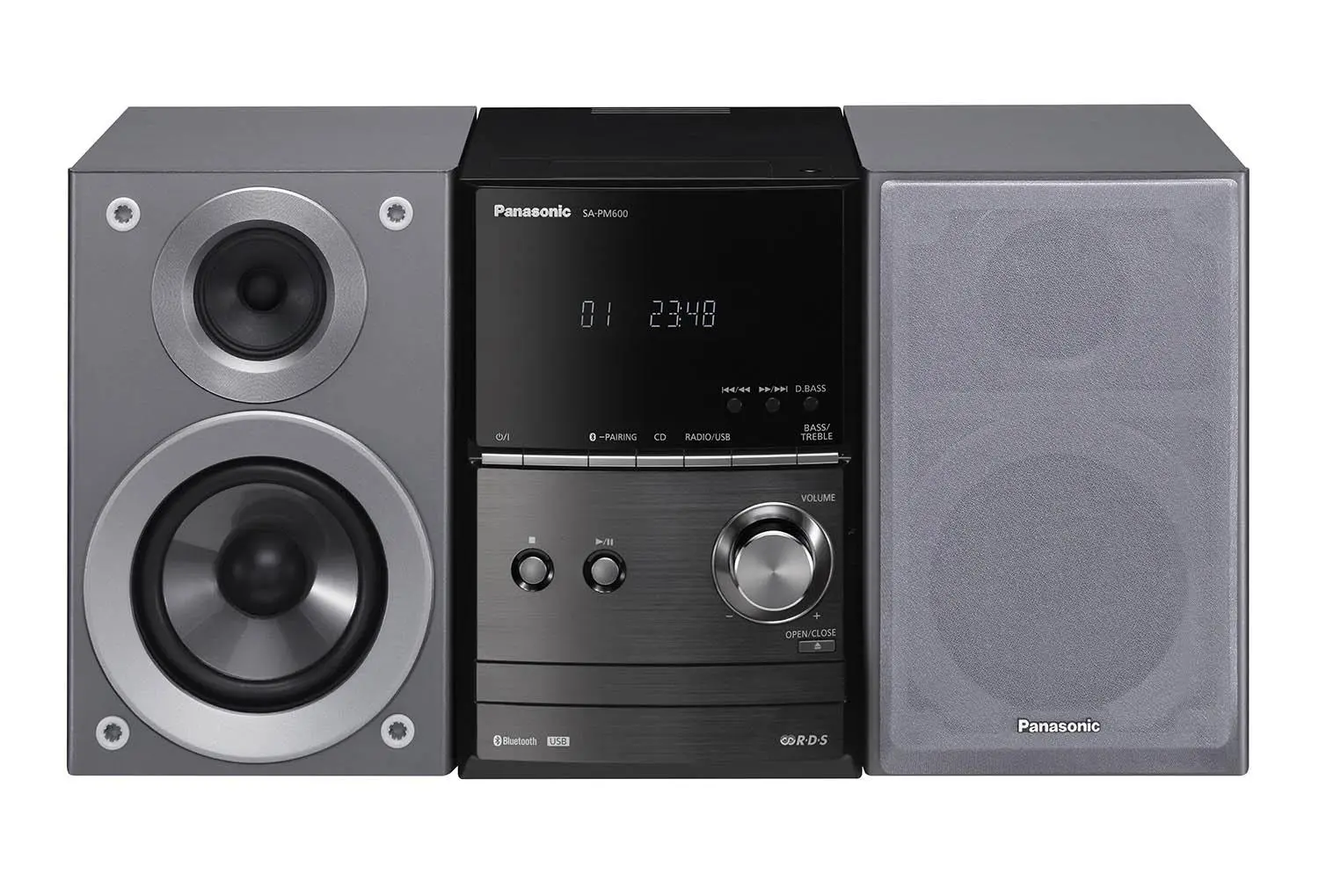 Wieża Panasonic SC-PM600 40W Bluetooth Radio FM Czarny