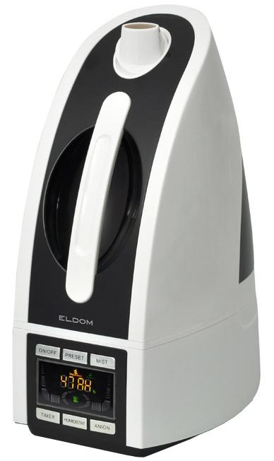 Nawilżacz Eldom NU 6 - higrostat - jonizacja