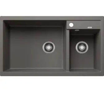 Zlewozmywak Blanco METRA 9 527304 Komora z lewej strony Granitowy Szary