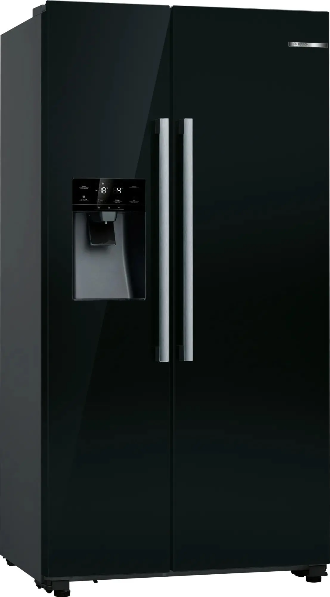 Bosch Serie 6 KAD93ABEP Pełny No Frost 178,7cm Dystrybutor wody Czarny